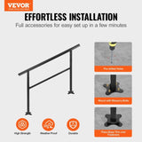 Handrail Outdoor Stairs 47.6 X 35.2 Inch Outdoor Handrail Outdoor Stair Railing Adjustable from 0 to V952-LZLTFSDHGLZHSKD01V0