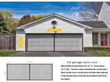 8Ftx7Ft Magnetic Garage Door Screen For 1 Car Garage Doors, Reinforced Fiberglass Garage Screen, V1188-MS-227-1218