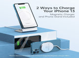 CHOETECH MIX00117SL Magasafe Fast Wireless Charger Stand Holder For iPhone 13/12 V28-ELECHOMIX00117SL
