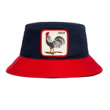 Goorin Brothers Mens Americana Bucket Hat 100% Cotton Animal Series - Navy V563-105-0202-NAVY-S