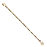 G80 Transport Binder Chain, 10 mm x 316 cm Tow Chain with Clevis Grab Hooks, 3.22T Safe Working V952-ZGTLSGMGDX1JAQ0QWV0