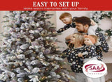 Christabelle 2.3m Snowy Dorchester Pre-Lit Christmas Tree with 1198 Tips 112_NATSD75