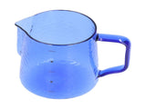 500ml Milk Frothing Pitcher Multipurpose Borosilicate Glass Milk Jug for Coffee Milk BeverageBlue V1294-YM0710-3118210257413