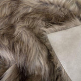 J Elliot Home Elk Luxury Faux Fur Throw 130 x 160cm V442-IDC-THROW-ELK-TAUPE-RE
