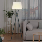 Sarantino Tripod Floor Lamp in Metal and Antique Brass LMP-MLM-682