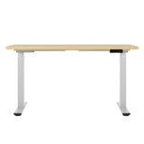 Artiss Standing Desk Motorised Dual Motor 120CM White Oak HASD-268-WHDF-NTDB-120