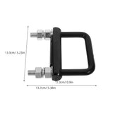 Resistant Black Coated Hitch Clamp, Easy to Install for Secure Transport and Towing V1369-AZ3-W-19370