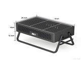 Portable Charcoal Grill with Foldable Legs & Stainless Steel Grate Compact Outdoor BBQ for V1107-CS-HWTKL