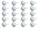100 Pieces Crystal Upholstery Nails for Sofa, Decorative Tacks and Buttons Set for Furniture V1366-AZ2-W-21482