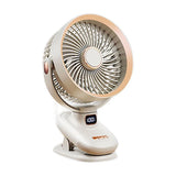Rechargeable Portable Fan, 10000mAh Air Circulation Fan with LED Light, Wall Mounted Desktop Fan, V1366-AZ2-W-23355