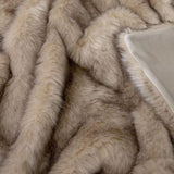 J Elliot Home Brown Fox Luxury Faux Fur Throw 130 x 160cm V442-IDC-THROW-FOX-BROWN-RE