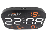 Digital Clock Large Screen LED USB 5V Remote Multifunctional Temperature Month Display Luminous V1294-YM0901-3115230114512