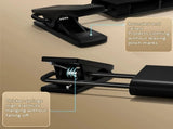 20pcs Super Anti-Slip Pants Hangers with Clips, Thickened Plastic Dual-Use Skirt/Pants Hangers, V1232-KJ20PCS001