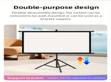 72in Portable and mobile projection screen with tripod stand, 169 HD format, suitable for home V1102-TYYPM002