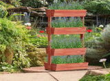 Fin Xxl Super Durable Elevated Planter Freestanding Rotatable Planter Box Garden Bed V767-HJ-ZM118-G1