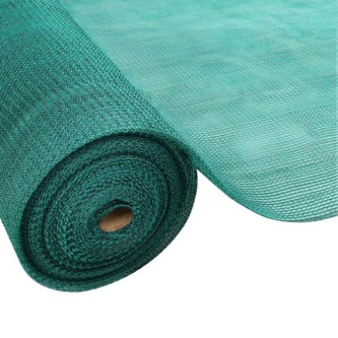 Instahut 50% Shade Cloth 3.66x10m Shadecloth Wide Heavy Duty Green SH-CL-DL-366X100-100-R-GR