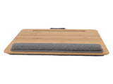 Laptop Table Multifunction Bamboo Lap Desk Bed Tray with Cushion for Reading Writing Playing V1294-YM0523-3116220004111