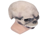 Halloween Scary Skull Mask Adult Full Head Latex Skull Helmet Glowing Eyes with Moving ChinDark Gray V1294-YM0523-3117210187812