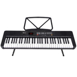 Karrera 61-Key Electronic Piano Keyboard with LED and Folding Stand in Black CHJ-SD1 EKB-CHJ-SD1-BK