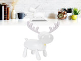 LED Night Light Cartoon Deer-Shaped Table Lamp 1200mAh USB Charging Bedroom DecorationWhite V1294-YM0721-3119210002011