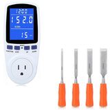 Upgraded Watt Power Meter Plug Home Electrical Usage Monitor Consumption 4 Piece Wood Chisel Sets V1258-DP02-C-984