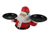 Christmas Snowman Treats Holder Santa Holding Tray Fruit Bowl Rack Resin Home Party Food Snack V1294-YM0523-10317069