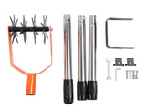 Garden Cultivator Tool Stainless Steel Lawn Reseeding Garden Tool Adjustable Handle Garden Soil V1294-YM0901-3111240306211