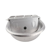 Stainless Steel Automatic Waterer Pet Livestock Tool Animals Water Bowl with Floating Ball for V1294-YM0901-H41809