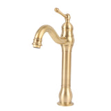 Single Handle Single Hole Vessel Sink Faucet Swivel Bathroom Faucet Hot and Cold Water Tap with 2 V1294-YM0901-3112250016211