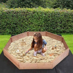 Kids Sand Pit Large Octagonal Wooden Sandpit V63-840461