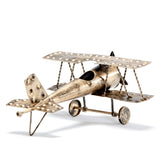 Antique Gold Aeroplane 25cm V637-67509AER