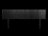 PU Leather King Bed Headboard Bedhead - Black V63-768155