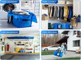 4 Pack Extra Large Moving Bags, Storage Bags with Visible Window, 93L Heavy-Duty Totes For Storage, V1189-LC-AMZ-00259
