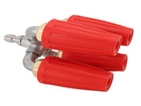 4 in 1 Turbo Nozzle Pressure Washer Quadruple Turbo Nozzle Tip Rotating Turbo Nozzle with 1/4in V1294-YM0901-3111250015511