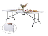Gardeon 7PCS Outdoor Bar Set Stools Dining Chairs Table Patio Steel Bistro Set Black ODF-BARSET-BK-7STEX-ABC