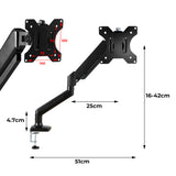 Traderight Monitor Stand Single Arm for 13"-32" COM1003_NZ