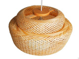 Farmhouse Pendant Light E27 Chinese Wood Woven Lantern Hanging Ceiling Light Fixture for Home Hotel V1294-YM0901-3119240064211
