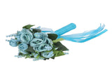 Wedding Bouquet Simulation Artificial Rose Lifelike Green Leaves Modern Elegant Rose for Wedding V1294-YM0512-3115220119612