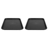 2pcs Food Tray Multifunctional Thickened Slip Resistance Chinese Fast Food Serving Tray for Dining V1294-YM0523-3118220042812