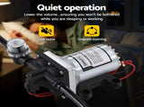 Giantz 12V Water Pump High Pressure Fast Self Priming 11.3L with Auto Switch for RV Caravan Boat PUMP-RV-11-SL