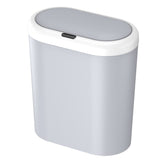Grey Smart Sensor Trash Can 15L Capacity, Compact Design for Home Use with Automatic Induction V888-ELOSUNG36788