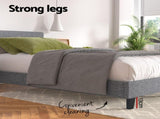 Artiss BedStory Single Bed Frame and Mattress Set, 30cm Hybrid Cooling Gel Mattress with Grey BFRAME-SET-NEO-XFMA-S