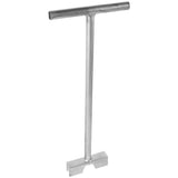 Heavy Duty Steel Valve Wrench Plated Silver for Industrial Applications V1366-AZ2-W-20254