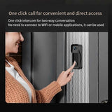 X6 Wireless Video Doorbell, Night Vision, Black V1263-JX-5058