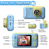 2.4 Hd Reversible Kids Camera 16G Memory Card & Reader - Pink PRL-6085903060DBT