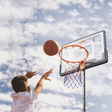 VEVOR Basketball Hoop, 5-7 ft Adjustable Height Portable Backboard System, 32 inch Basketball Hoop & V952-LQK32CKWDJ009EFGVV0