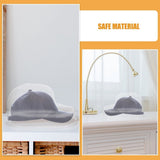 3-Pack Transparent Plastic Baseball Cap Display Boxes for Hat Storage and , Portable and V1369-AZ3-W-16577