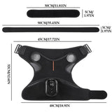 Cordless Heating Pad with Detachable Remote, 5 Heat and 5 Vibration Heated Wrap, V1370-AZ4-21024