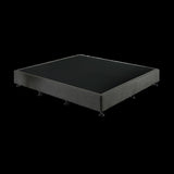 Palermo King Ensemble Bed Base Platinum Graphite Linen Fabric V63-823241