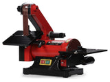 BAUMR-AG Bench Vertical Belt and Disc Sander Combo, 25mm Linisher, 125mm Sanding Disc, Brushless V219-SNDBELBMS45A